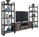 Liberty Furniture Tanners Creek Dark Pewter/Graystone Entertainment Center-0