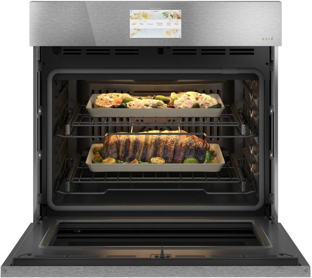 Café™ Minimal Series 30" Platinum Glass Built In Convection Single Electric Wall Oven-4
