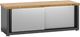 Gladiator® 54" Silver Tread Storage Shoe Bench-1