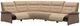 Stressless® by Ekornes® Customizable Mary 5-Piece Double Power Reclining L-Shape Sectional with Wood Legs-1
