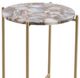 Bassett Mirror Lonna Gold Accent Table-1