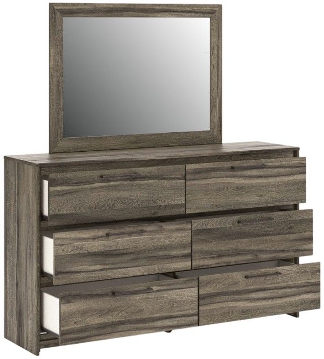Signature Design by Ashley® Baystorm Brown Dresser and Mirror-4