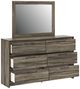 Signature Design by Ashley® Baystorm Brown Dresser and Mirror-4