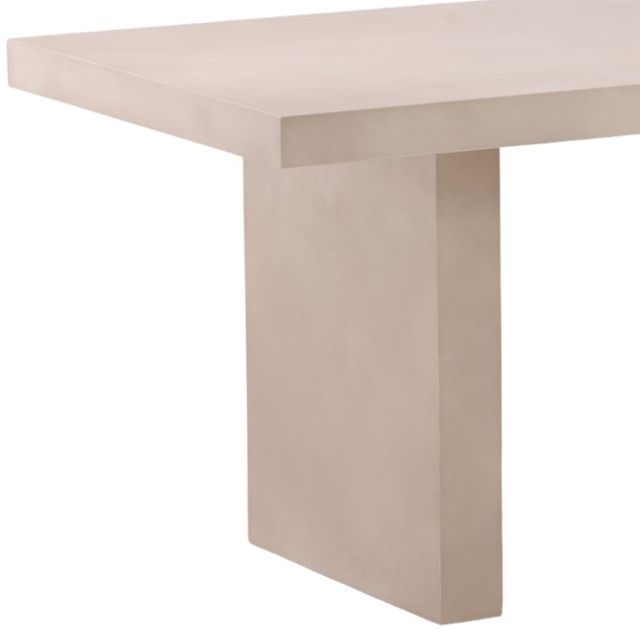 Dovetail Furniture Santino Sand Concrete Outdoor Dining Table-3