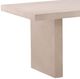Dovetail Furniture Santino Sand Concrete Outdoor Dining Table-3