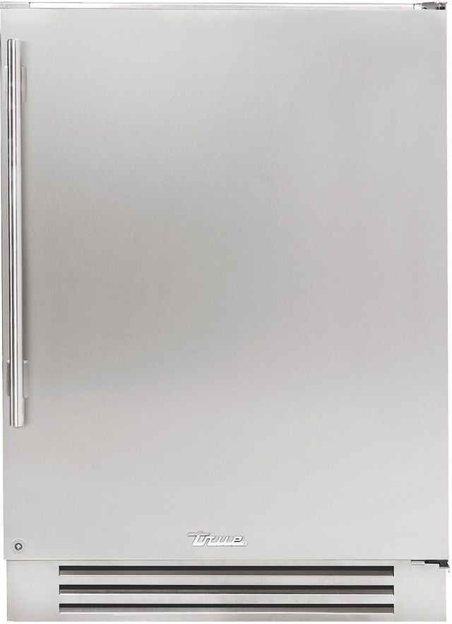 True® 24" 5.6 Cu. Ft. Stainless Steel Under Counter Refrigerator-0