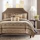 Olliix by Madison Park 6 Piece Brown/Gold Full/Queen Bellagio Reversible Coverlet Set-1