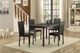 Mazin Furniture Tempe Black Dining Table with Faux Marble Top-4