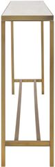 Renwil® Bodin Natural Console Table with Antique Brushed Brass Frame-3