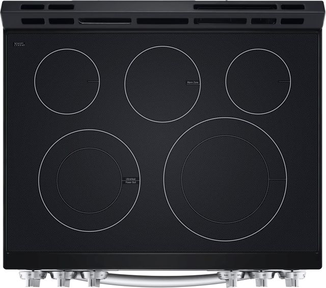 LG 30" PrintProof™ Stainless Steel Slide In Electric Range-4