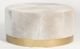 Alder & Tweed Furniture Company Jordan All Leather Frosted Hide Ottoman-1