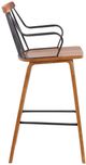 Armen Living Micah Black/Walnut Counter Stool-3