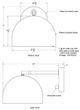 Renwil® Conali Plated Burnished Brass Wall Scone-5