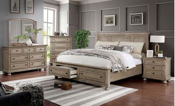 Furniture of America® Wells Gray California King Bed-1
