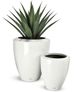 Le Present Lux Bell White 27" Planter-1