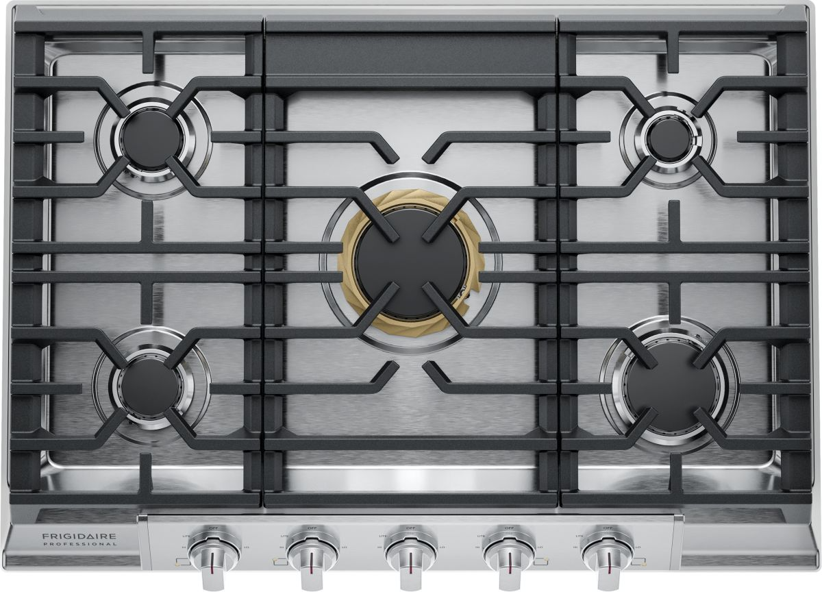 Frigidaire Professional® 30&quot; Stainless Steel Gas Cooktop | Bemis 