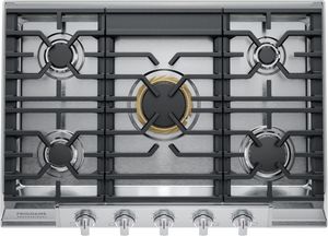 Top view of the Frigidaire Professional® 30" Stainless Steel Gas Cooktop