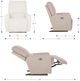 La-Z-Boy® Kells Chestnut Leather Power Rocking Recliner with Headrest-2