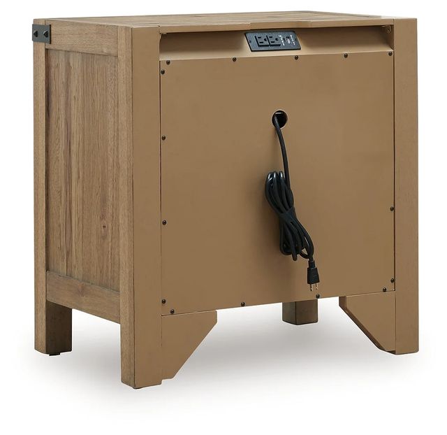 Signature Design by Ashley® Ridgester Light Brown Nightstand-2