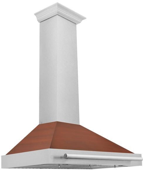 ZLINE 36" Stainless Steel Wall Mounted Range Hood with Copper Shell-3