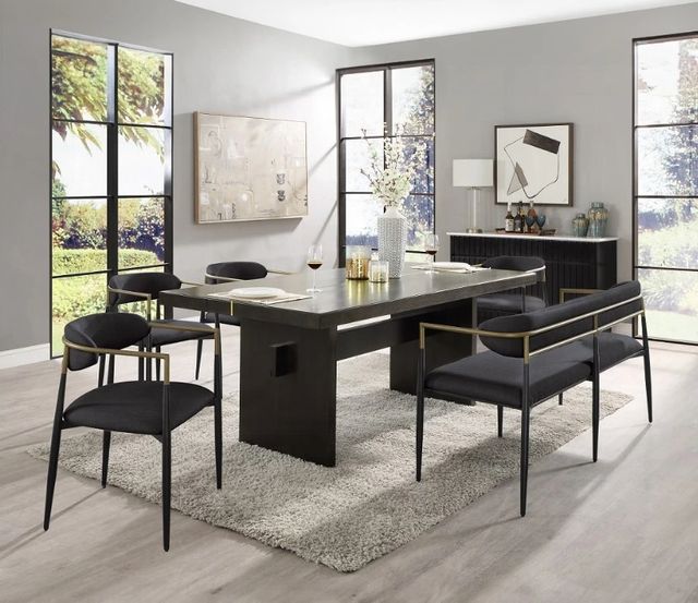 ACME Furniture Jaramillo Black Dining Bench-1