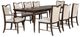 Furniture of America® Westerham 7-Piece Dark Cherry Dining Table Set-0