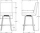 Amisco Customizable Darlene Swivel Counter Stool-2