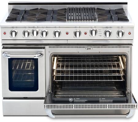 Capital Cooking™ Culinarian 48" Stainless Steel Pro Style Gas Range-1