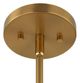 Uttermost® Darby Dark Bronze/Warm Brass Pendant-5