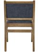 Martin Furniture Shelby Caramel/Dusty Blue Upholstered Dining Side Chair-3