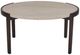 Flexsteel® Palette Beige Coffee Table with Brown Base-1