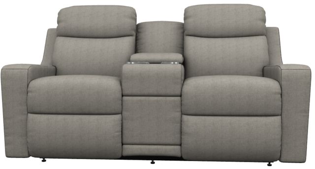 La-Z-Boy® Emmons Quarry Power Reclining Loveseat with Console, Headrest, and Lumbar-1