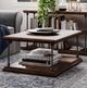 Jofran Inc. Larson Brown Rectangular Cocktail Table-1