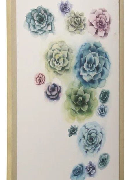 Stylecraft Beige/Blue/White Wall Art-1
