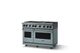 Viking® 7 Series 48'' November Sky Pro Style Gas Range with Griddle-2