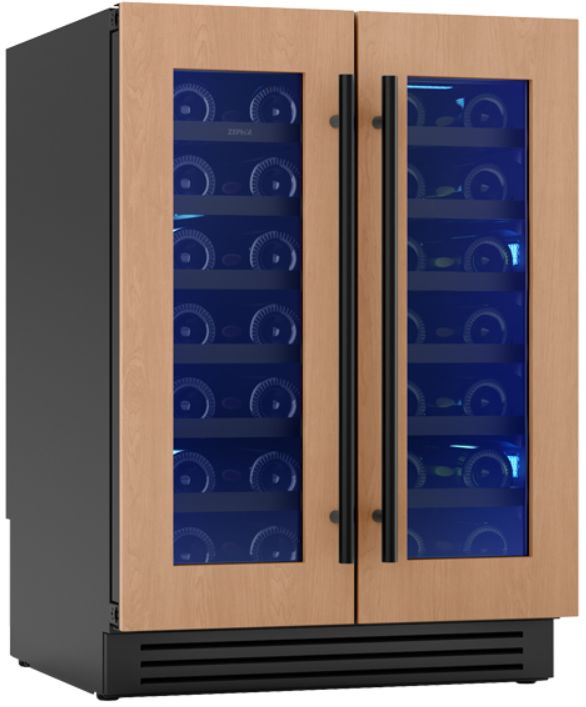 Zephyr Presrv™ 24" 5.2 Cu. Ft. Panel Ready Built-In Undercounter Wine Cooler-1