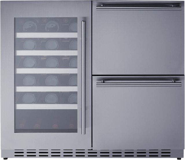 Summit® 36" Stainless Steel Combination Beverage Center-2