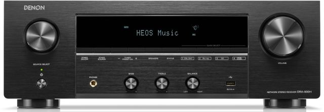 Denon® 2.1 Channel Black Stereo Receiver-0
