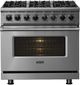 Viking® Professional 5 Series 36" Stainless Steel Pro Style Dual Fuel Range-1