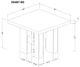 Global Furniture USA D04 7-Piece Black/White Occasional Table Set-2