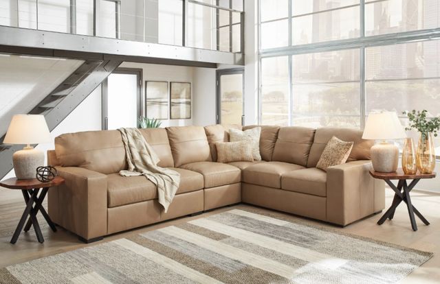 Signature Design by Ashley® Bandon 3-Piece Toffee Right-Arm Facing Sectional-4
