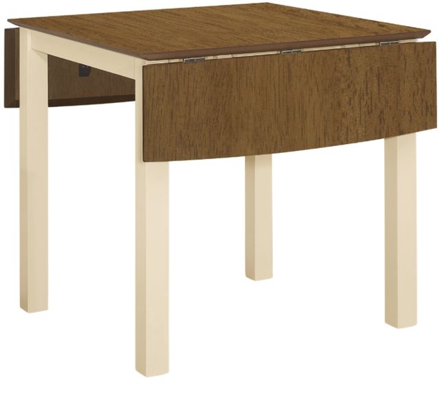 Monarch Specialties Inc. Cream/Oak Rectangular Dining Table-0
