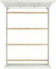Elements International Bridgestone 4-Piece Antique White Queen Panel Bedroom Set-2