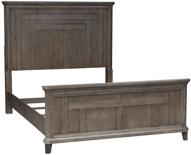 Liberty Furniture Artisan Prairie Gray Dusty Wax King Panel Headboard-1