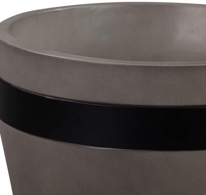 Armen Living Obsidian Planter - Thumbnail 3