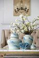 A & B Home Blue 6.5" Faux Coral Decorative Object-5