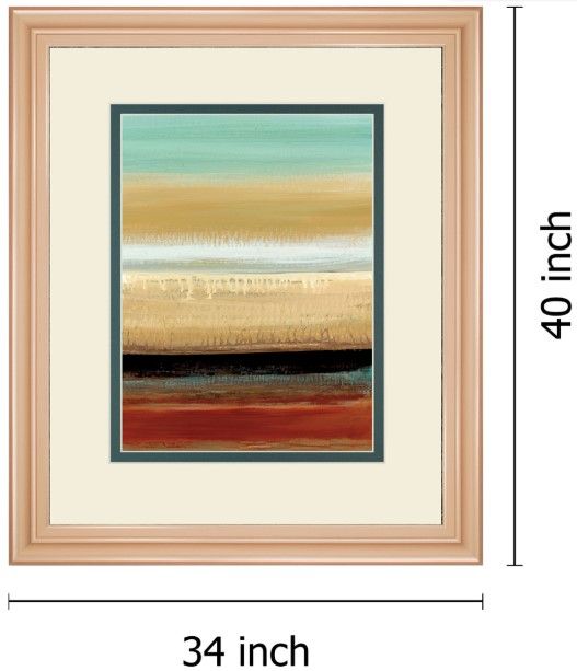 Classy Living Tesla, C Horizon Lines Wall Art-2