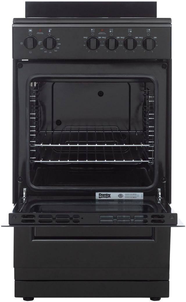Danby 20" Black Glass Top Freestanding Electric Range-1
