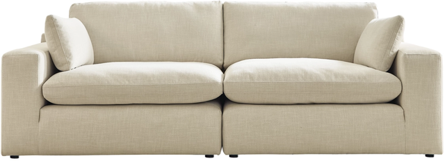 Benchcraft® Elyza 2-Piece Linen Sectional Sofa