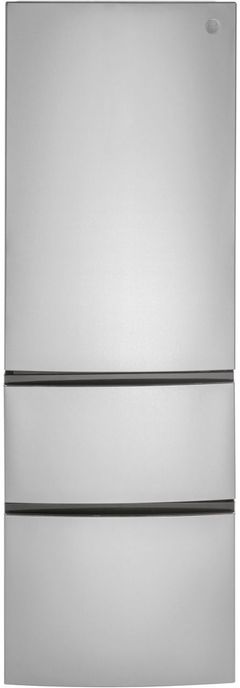 GE® 11.9 Cu. Ft. Stainless Steel Counter Depth Bottom Freezer Refrigerator